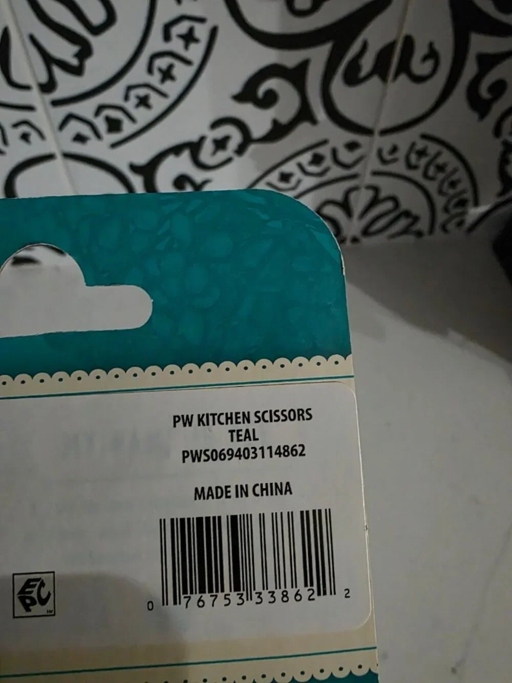 New The Pioneer Woman Stainless Steel Kitchen Scissors Blade Cover Silver Teal